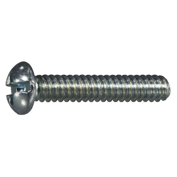 Midwest Fastener #6-32 x 3/4 in Combination Phillips/Slotted Round Machine Screw, Zinc Plated Steel, 100 PK 07657 - main